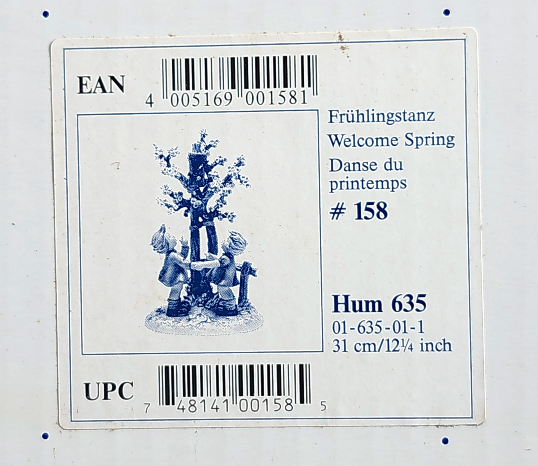 Hummel WELCOME SPRING Figurine #635 Century Collection with Box image 8