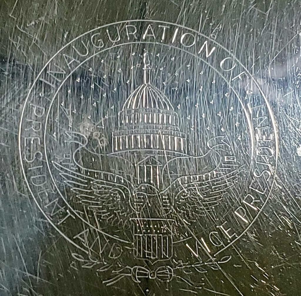 Sterling 1965 President & Vice President Inauguration Invitation Cigarette Case image 4