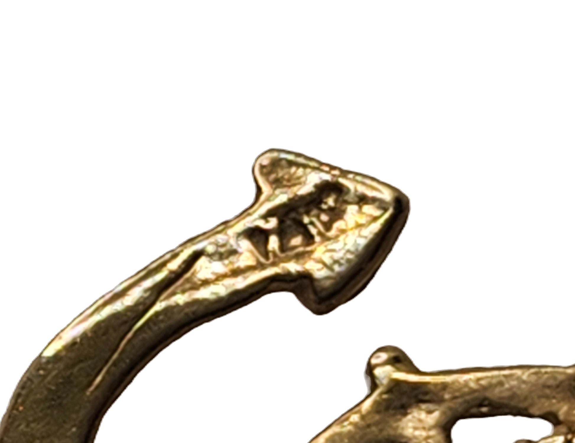 Mariners Cross 14k Yellow Gold Pendant Charm image 5