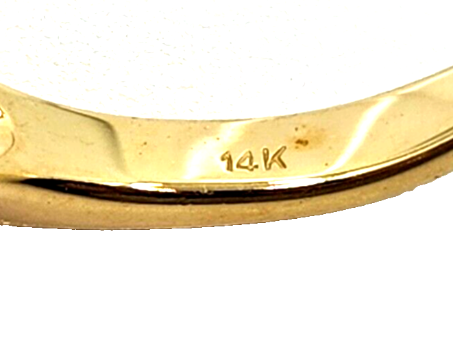 1ct Citrine & Diamond 14k Yellow Gold Ring image 6