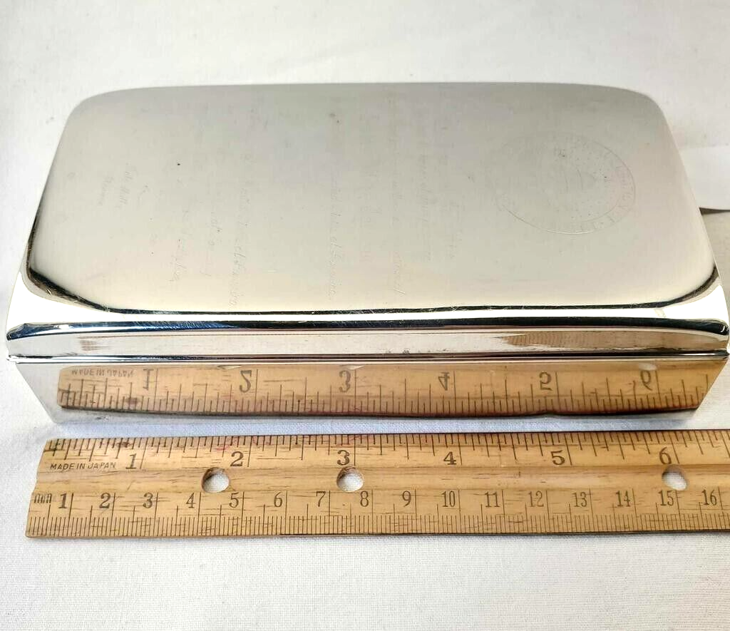 Sterling 1965 President & Vice President Inauguration Invitation Cigarette Case image 10