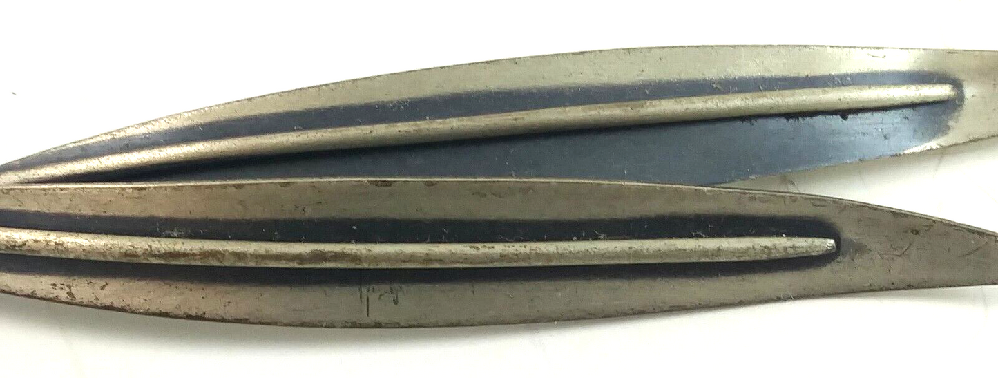 Vintage Mid Century Modern Sterling Beau Bracelet Pin & Earrings Set image 5