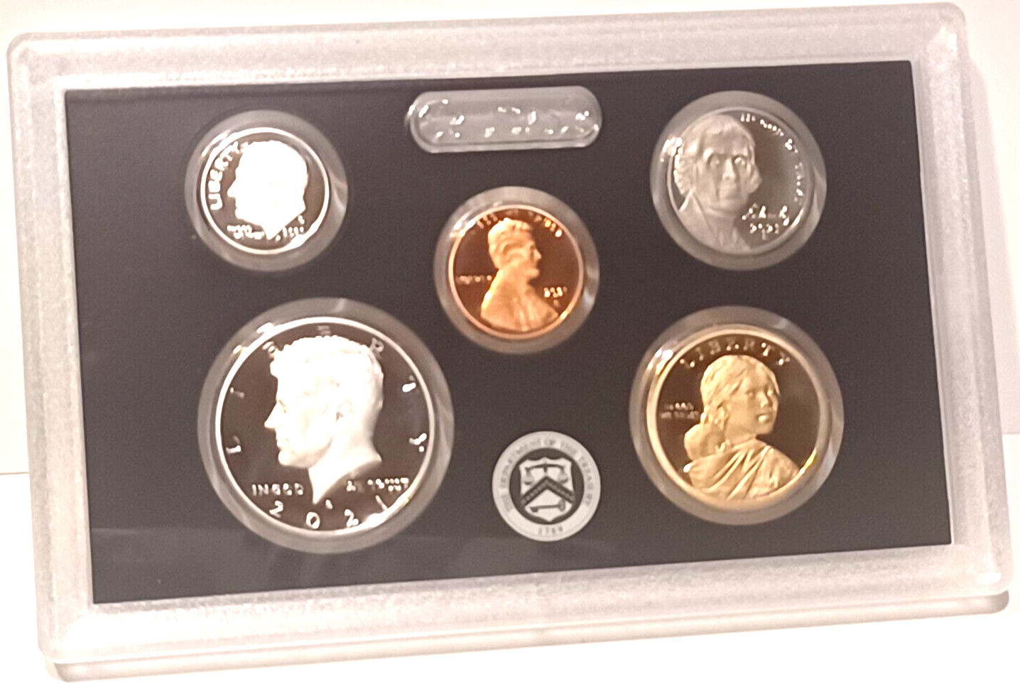 2021 United States Mint Silver Proof Set 7 Coin Set w/ COA image 2