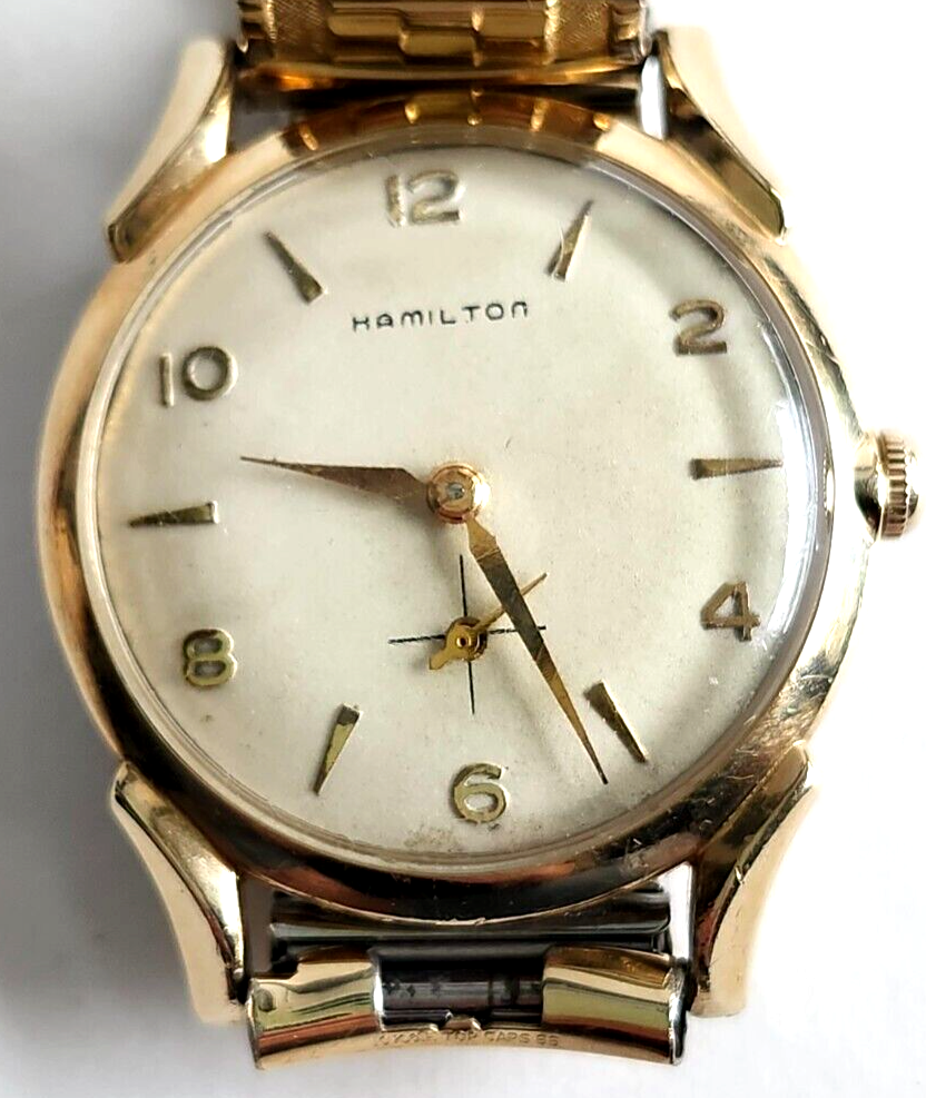Vintage Hamilton Langdon 10k Rolled Gold Plate Men’s Watch Swiss image 3
