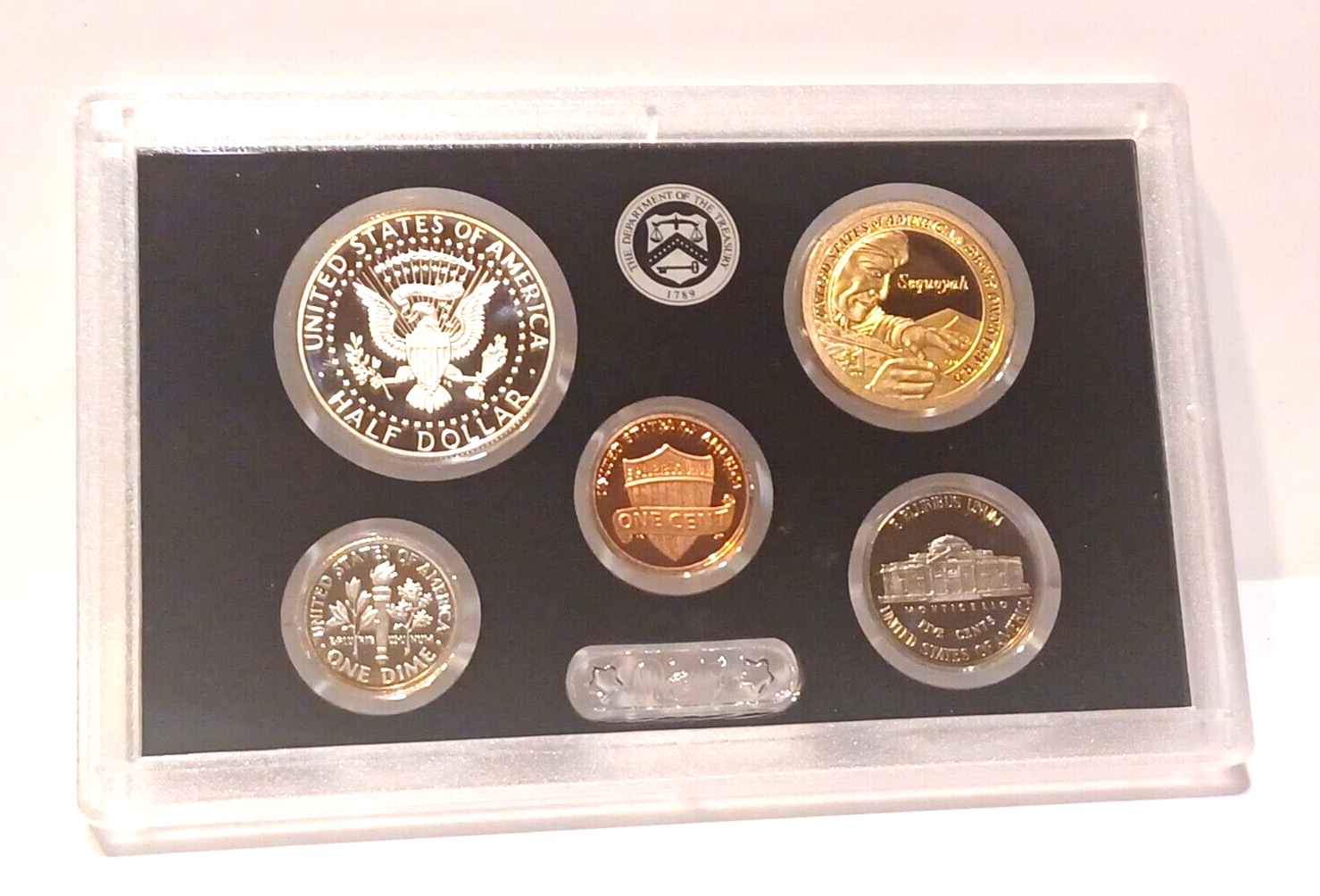 2017 S US Mint Silver Proof Set - 10 Coins COA Original Box image 3