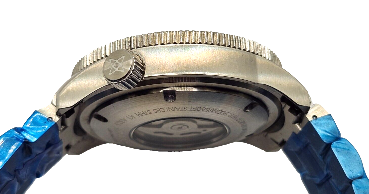 NEW! Aragon A336 Divemaster III Automatic NH35 Men's Watch ~ Black / Orange Dial image 5