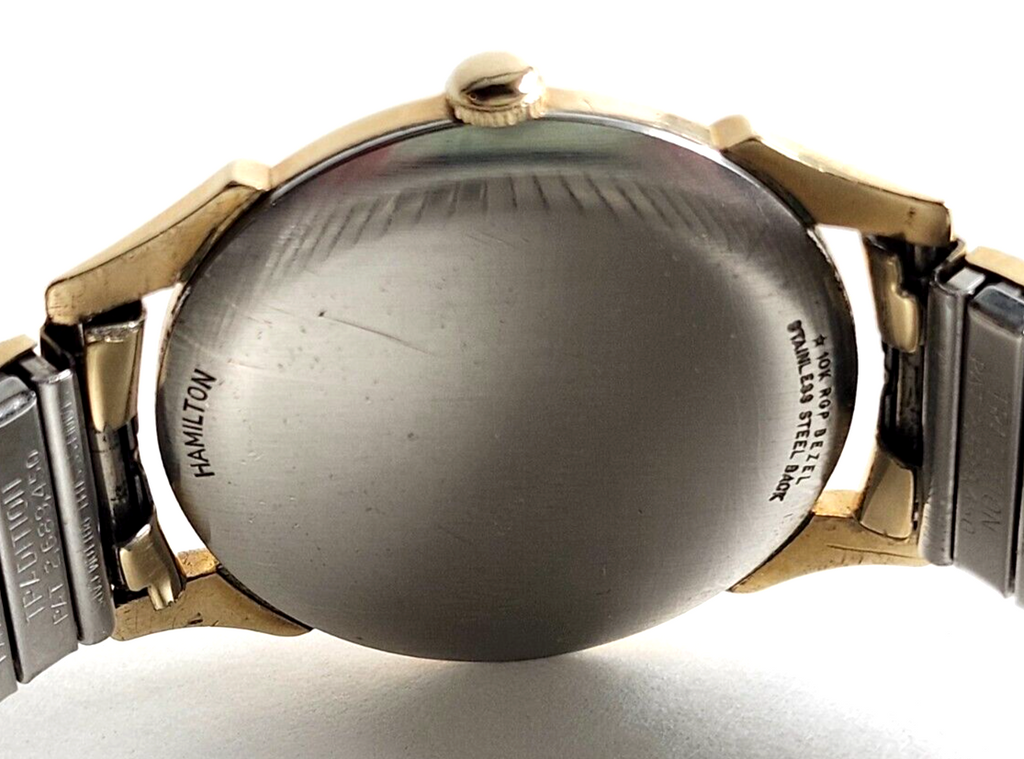 Vintage Hamilton Langdon 10k Rolled Gold Plate Men’s Watch Swiss image 6