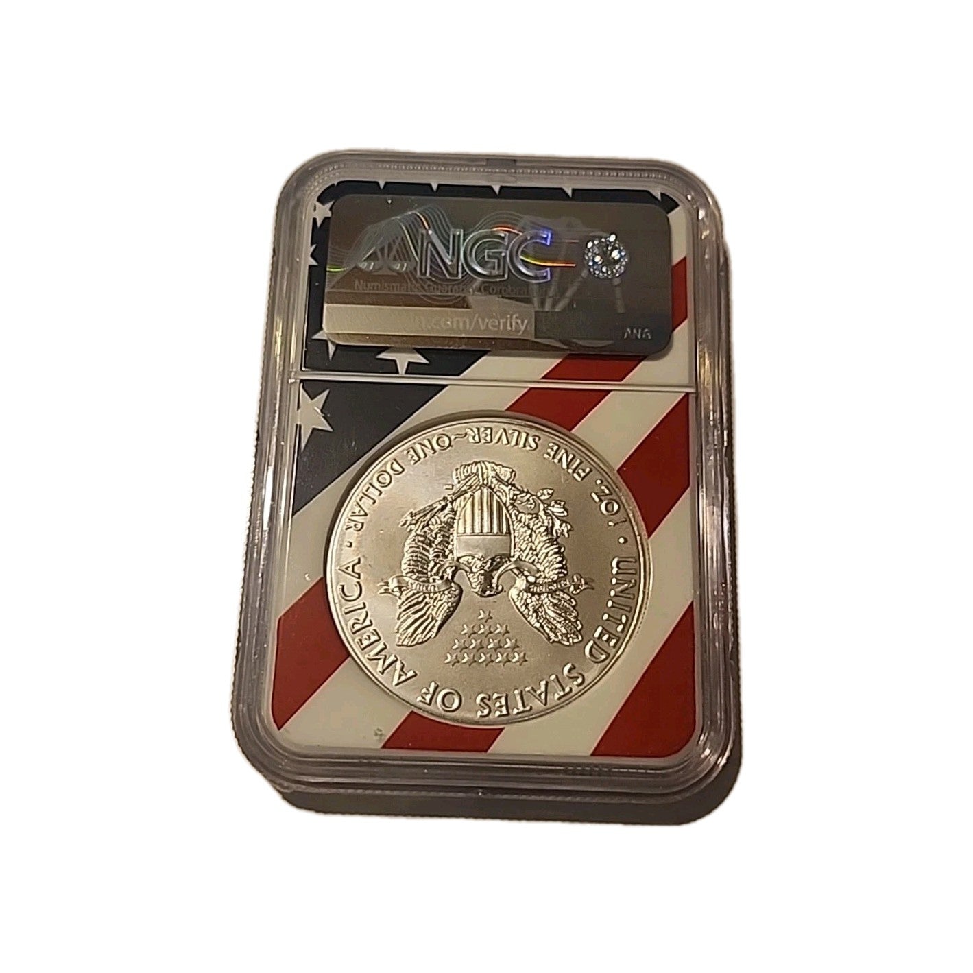 2017 US Silver $1 Eagle NGC MS69 image 1