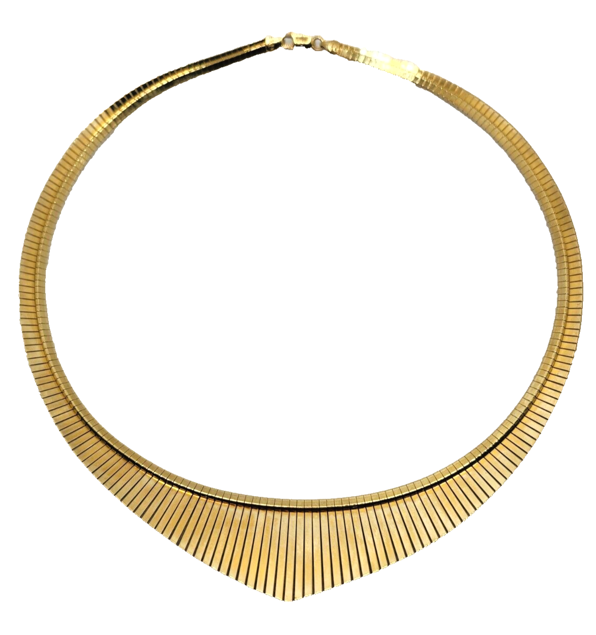 HSN Bellezza 18K Goldtone Diamond-Cut Cleopatra Choker Necklace image 5
