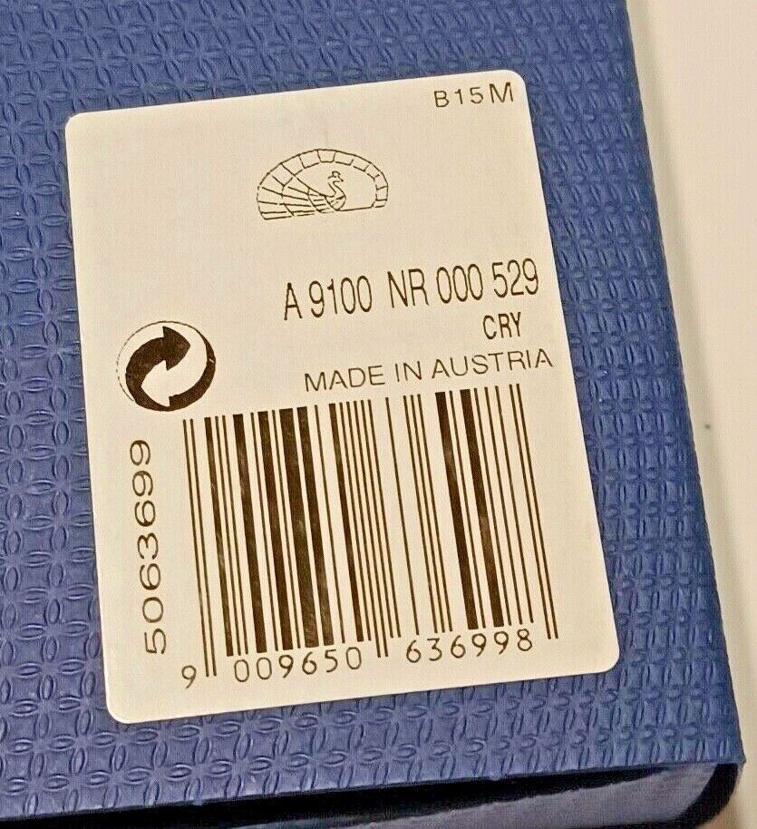 Swarovski Crystal 2015 SCS Peacock Plaque Paperweight Membership Gift 5063699 image 6