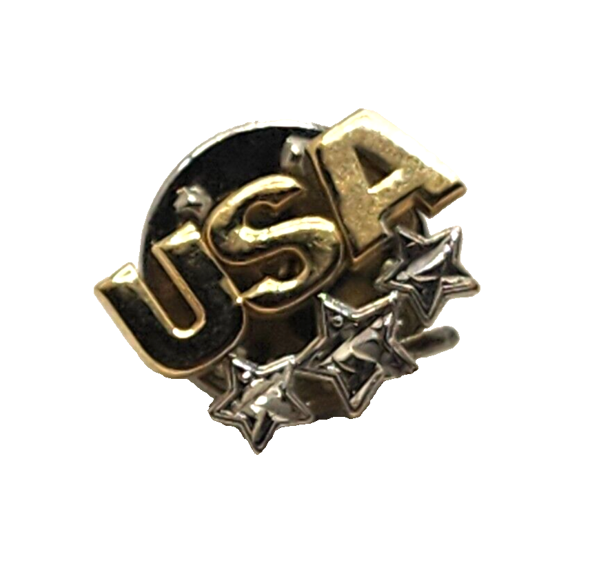 RARE! Michael Anthony 10K Gold American USA Lapel Pin image 2