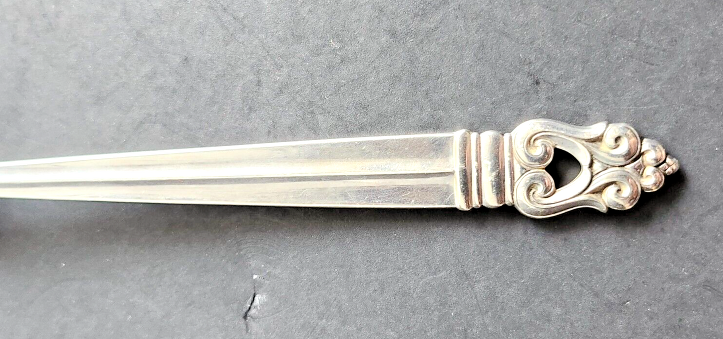 Royal Danish by International Sterling Silver Solid Cold Meat Serving Fork image 1