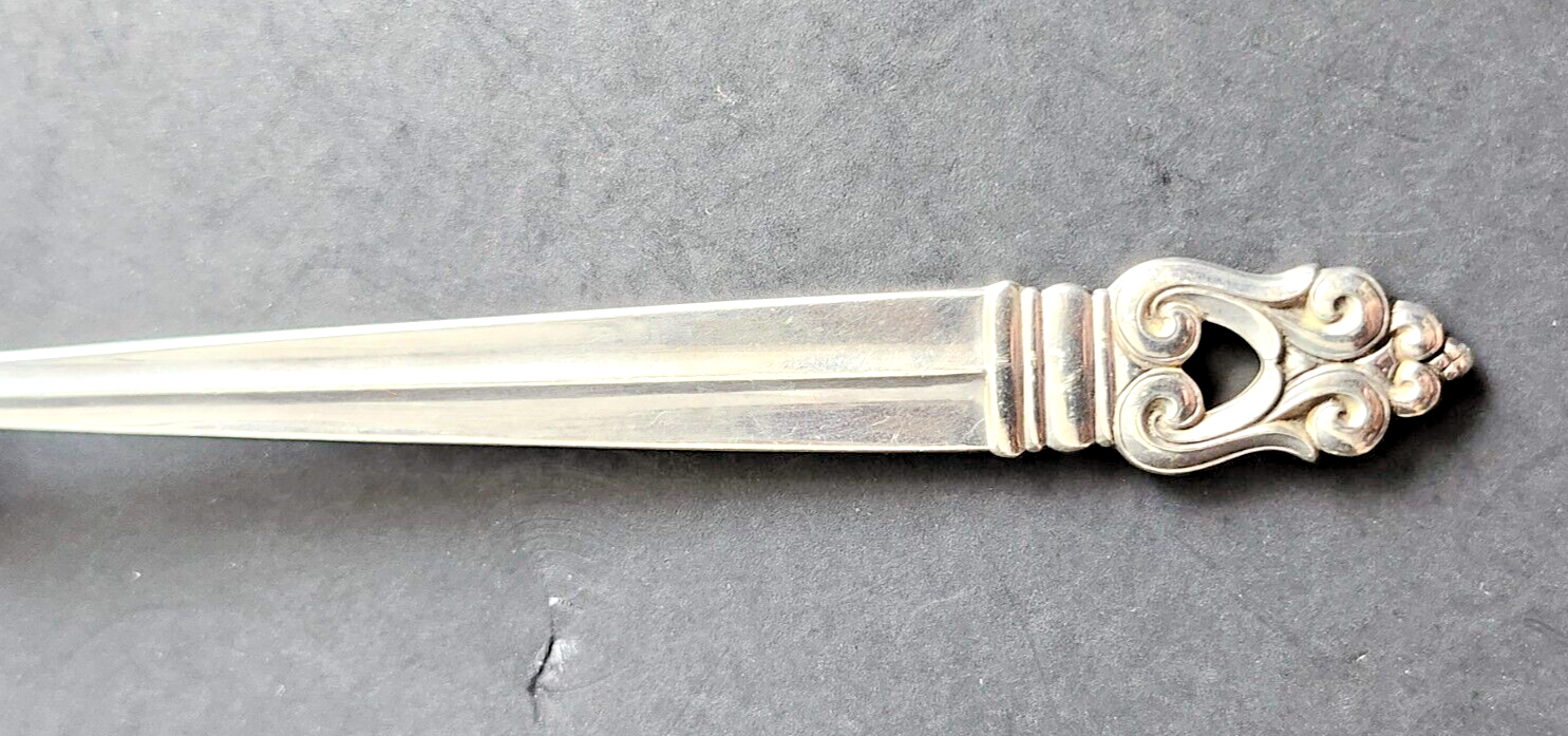 Royal Danish by International Sterling Silver Solid Cold Meat Serving Fork image 1