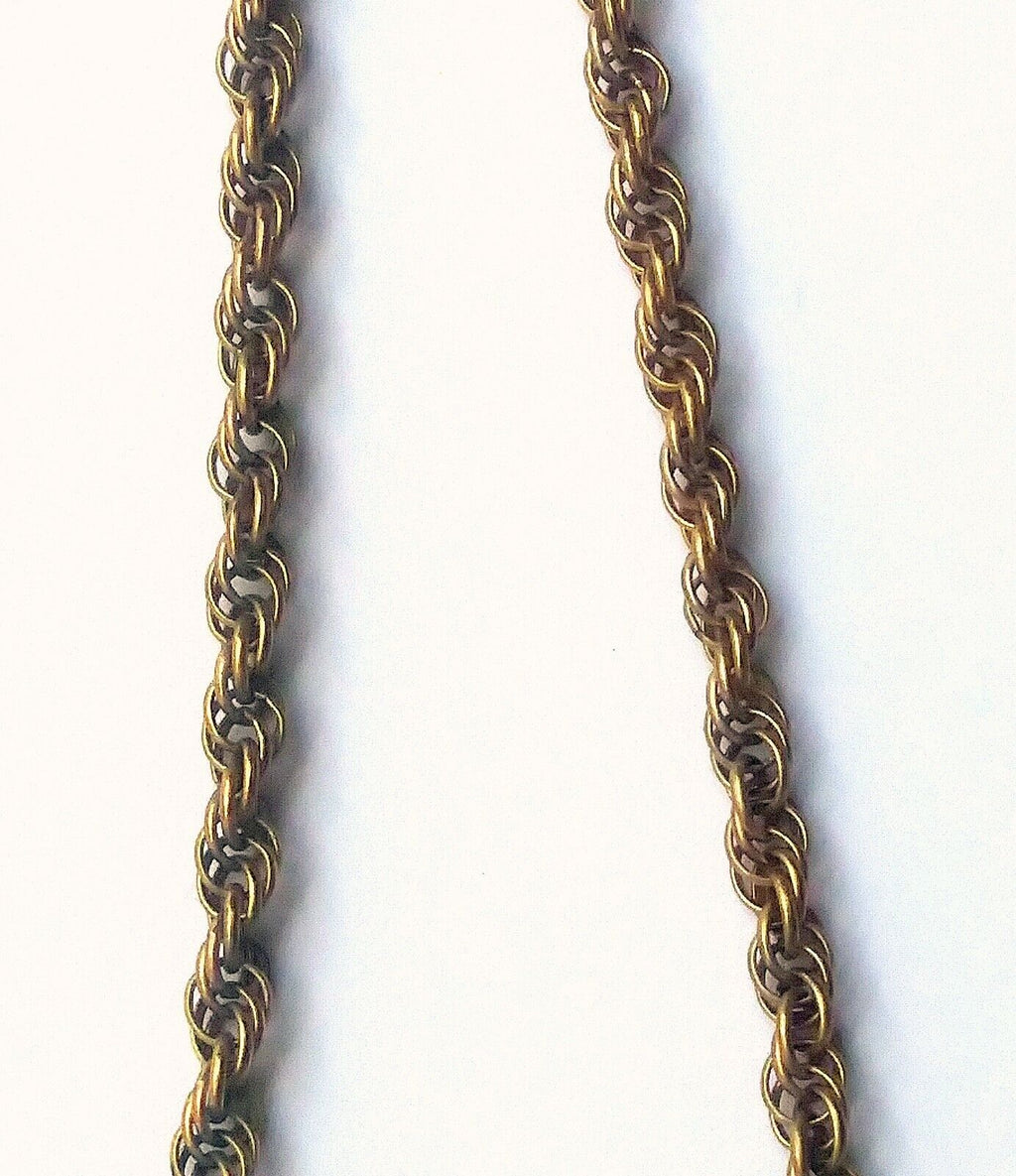 Antique Victorian Shell cameo & Gold Filled Rope Chain Bolo Style Necklace image 7