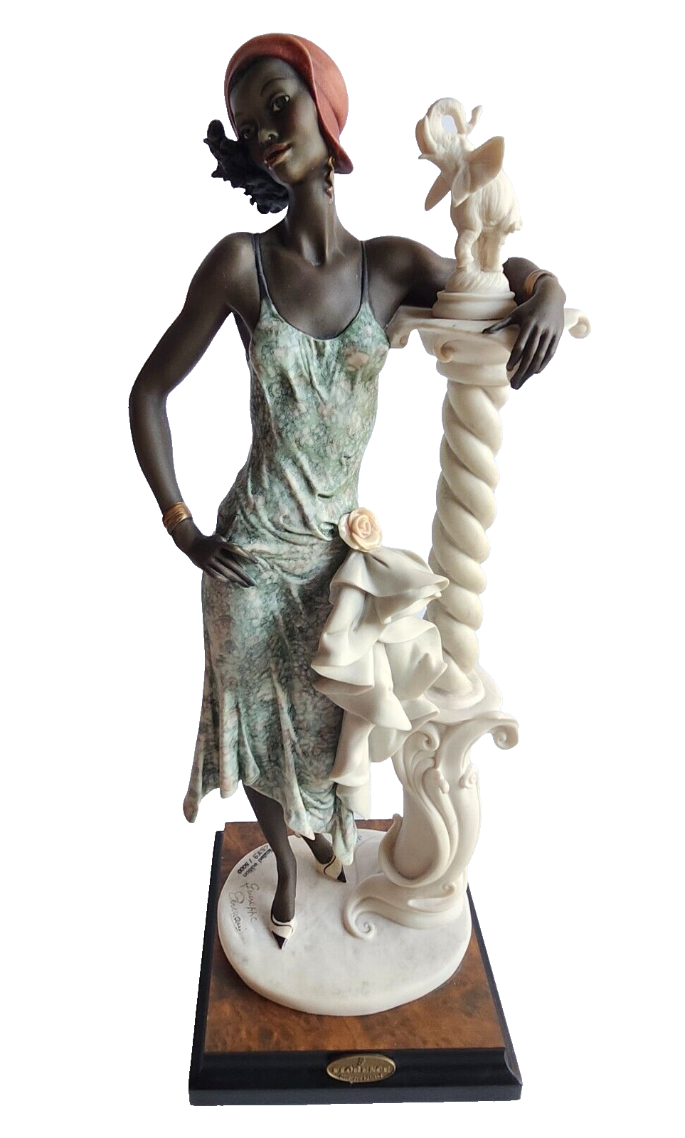 RARE! Giuseppe Armani 194C Mahogany Limited Edition Figurine " Lady w/ Elephant" image 1