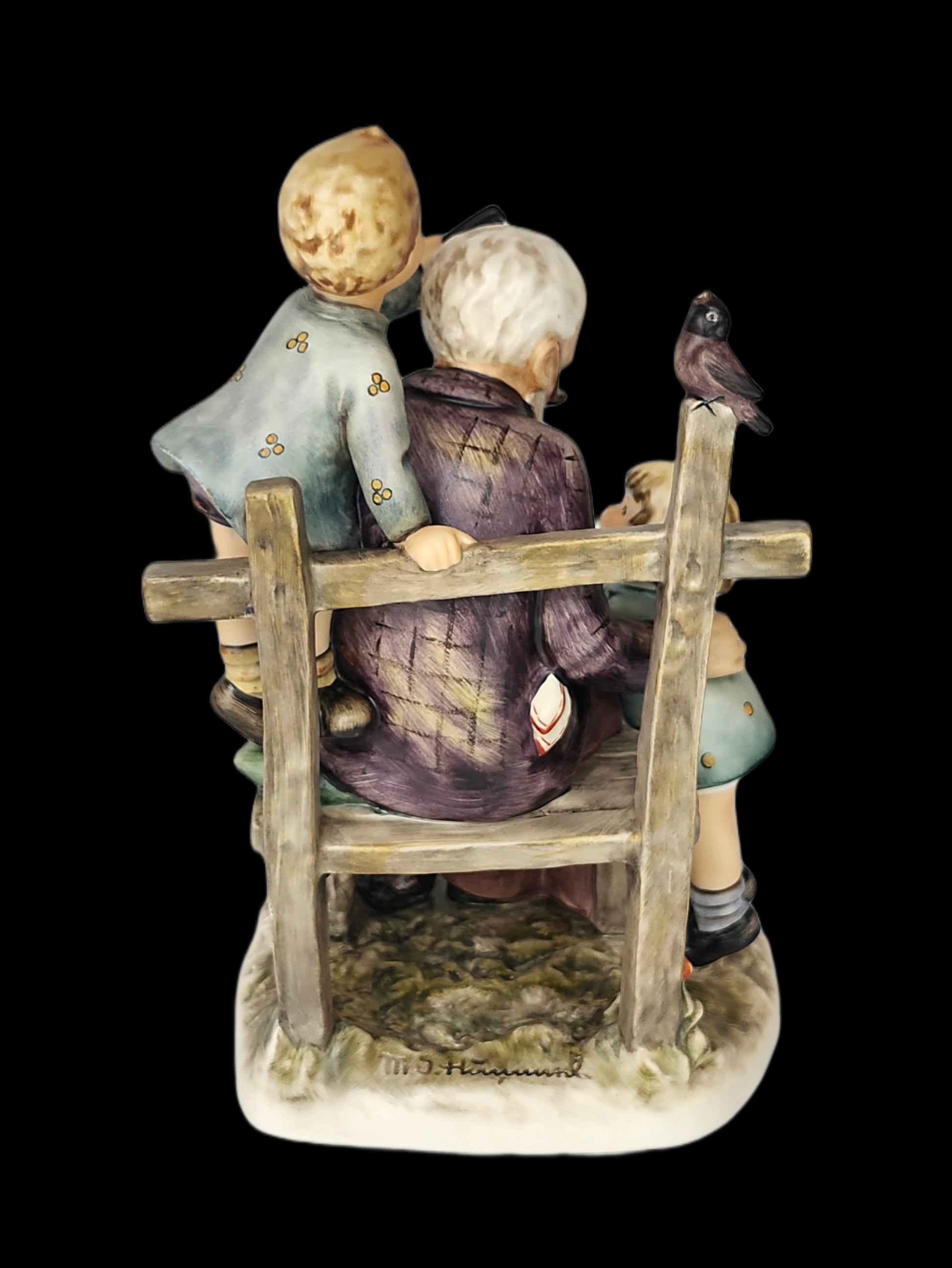 Hummel Figurine "At Grandpa's" #621 Limited Edition 275/10000 in Box image 4
