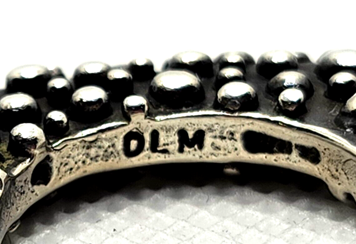 Dian Malouf Modern Stack Stacking Sterling Silver Heavy Dots Ring DLM image 6