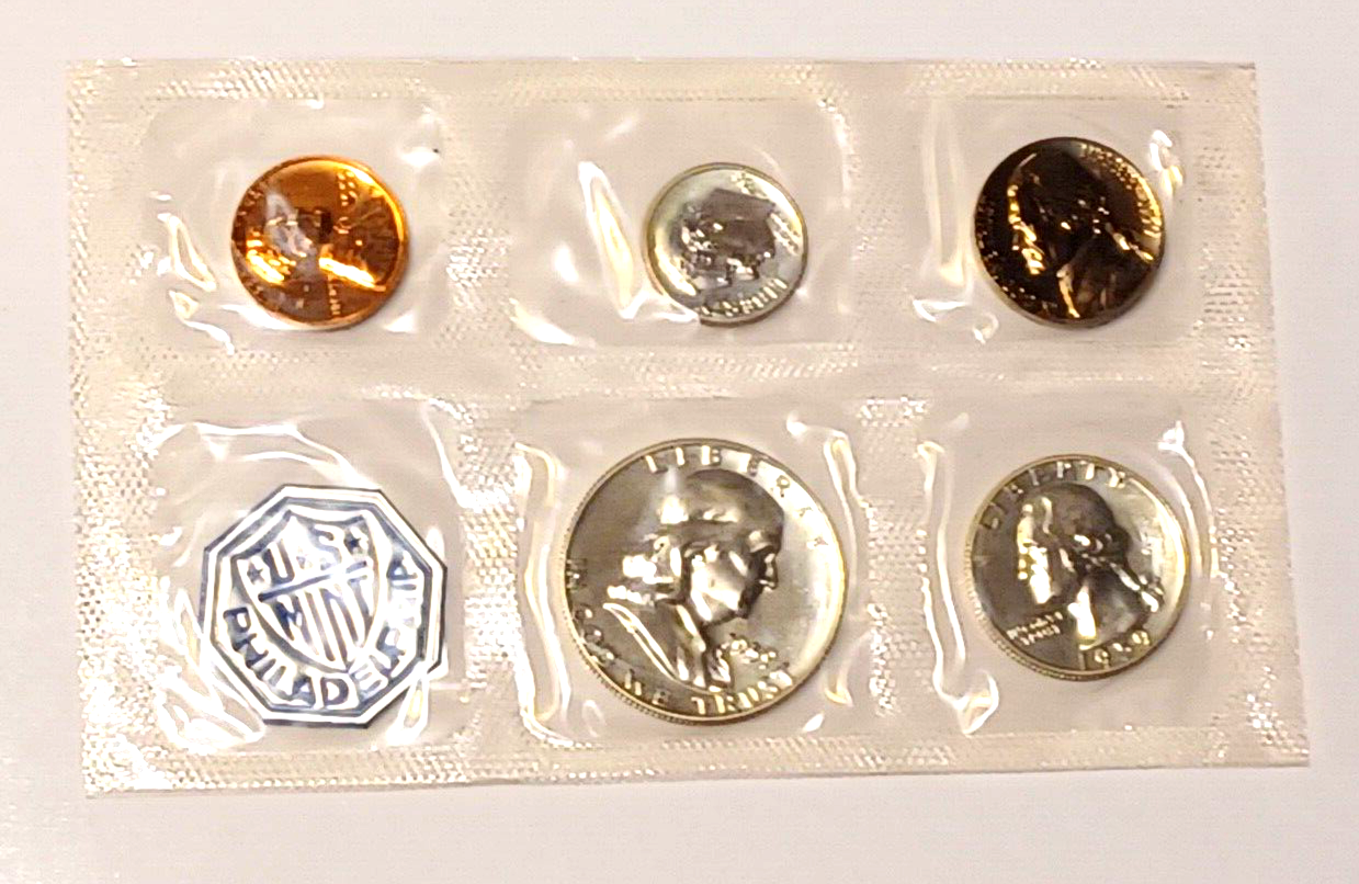 1959 U.S. Mint SILVER PROOF Set in Original Envelope image 1