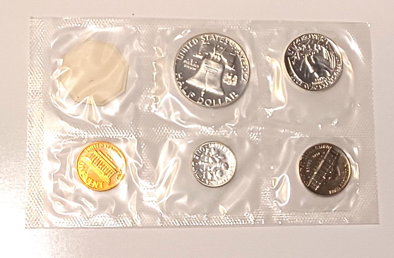 1960 U.S. Mint SILVER PROOF Set in Original Envelope image 4