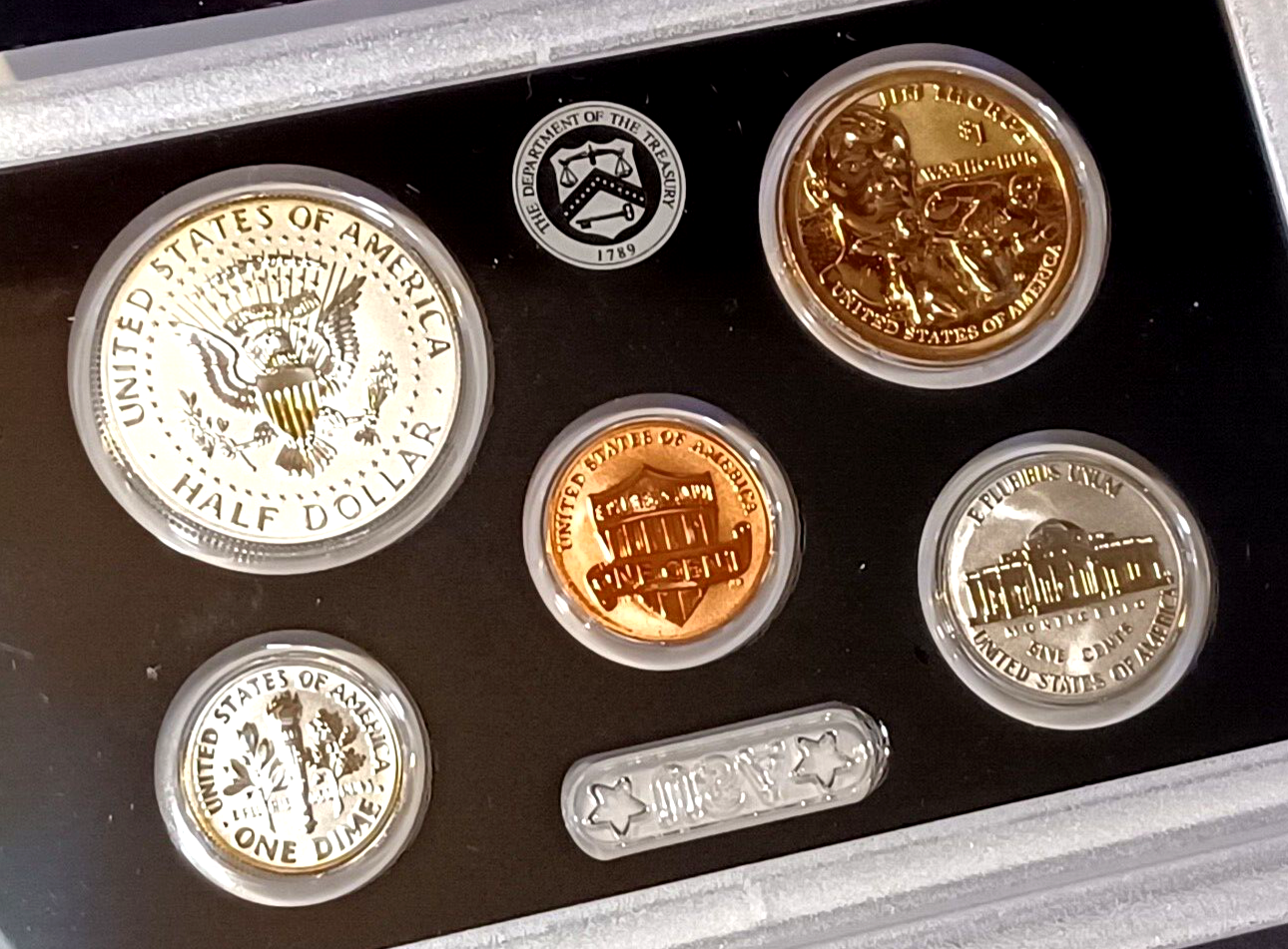 2018 S US Mint Silver Reverse Proof Set - 10 Coins w/ Box & COA image 5