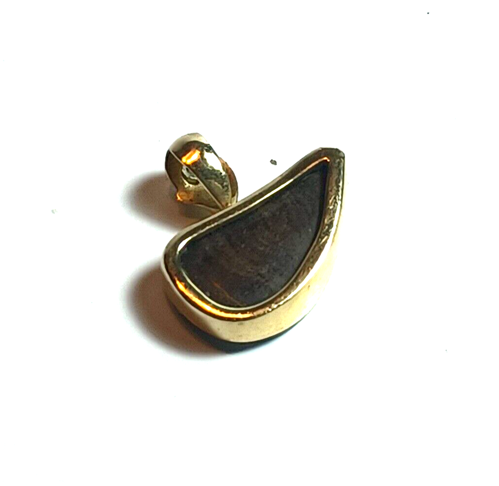 Natural Boulder Opal & Diamond 14K Yellow Gold Pendant image 9