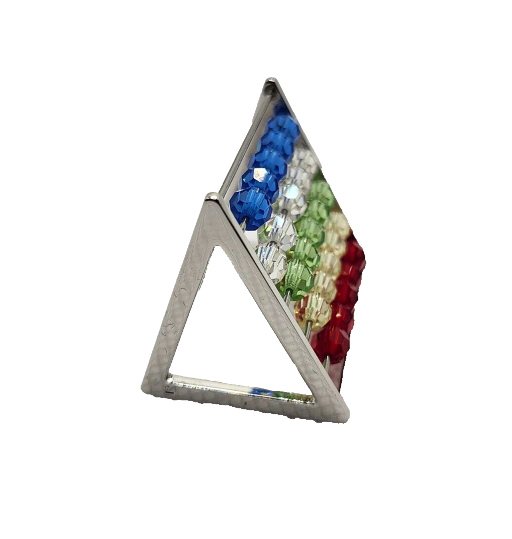 Swarovski Crystal Multi Colored Abacus Figurine #692829 in Box w/ COA image 4