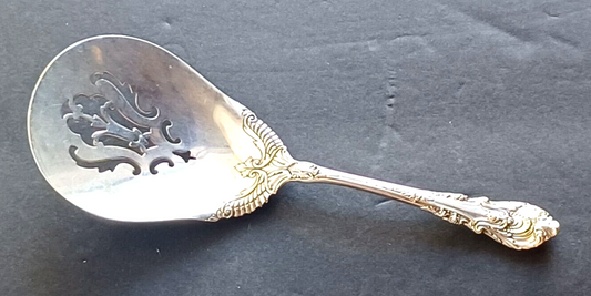Sir Christopher by Wallace Sterling Silver Solid Bon Bon Spoon w/ Pierced Bowl image 0