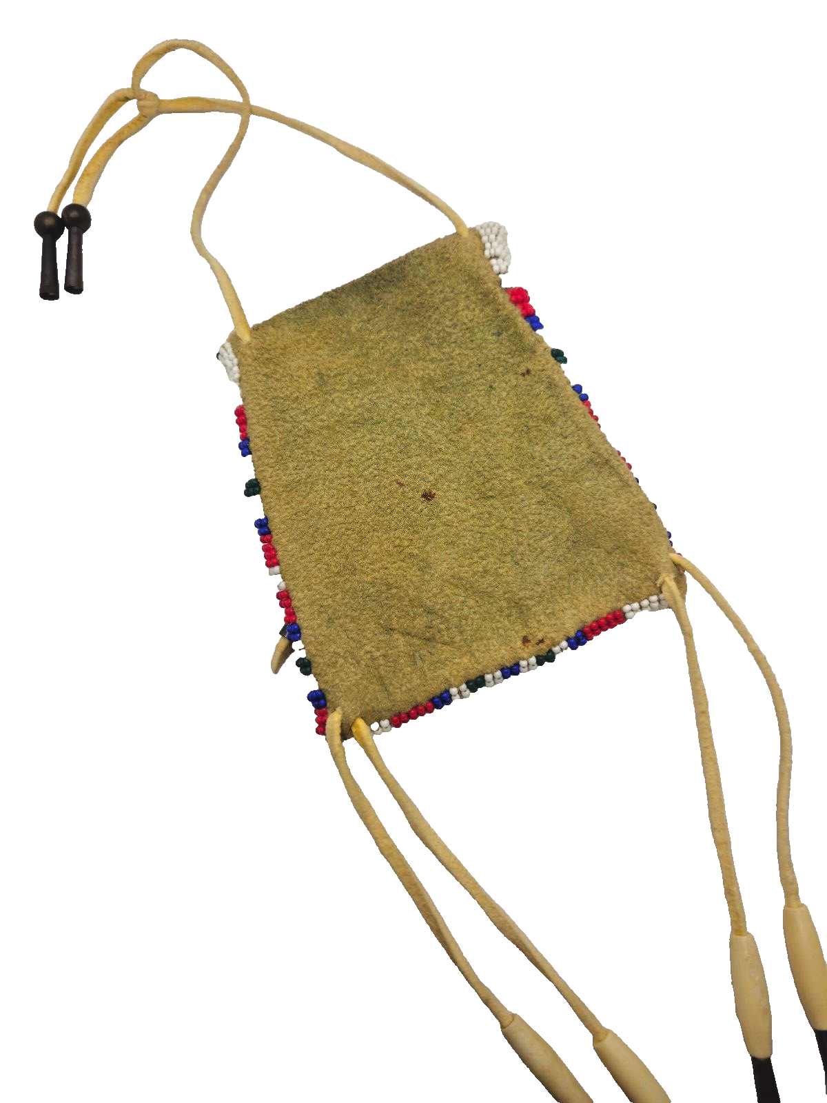 Vintage Native American Sioux or Arapaho Strike-a-Light Case / Medicine Bag image 8