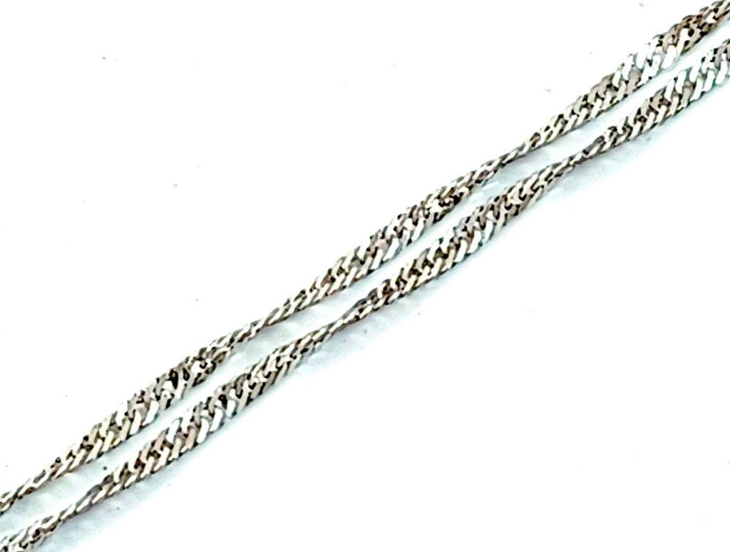 Gorgeous .50CT Diamond & 14k White Gold Pendant w/ Chain image 6