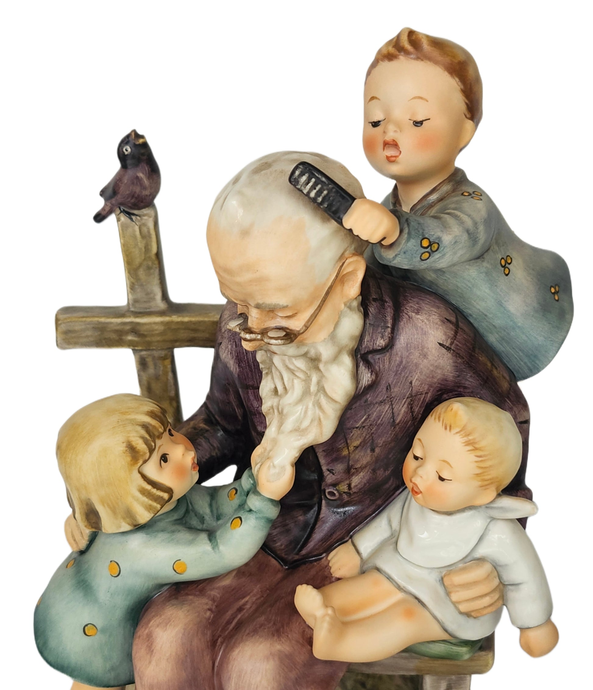 Hummel Figurine "At Grandpa's" #621 Limited Edition 275/10000 in Box image 2