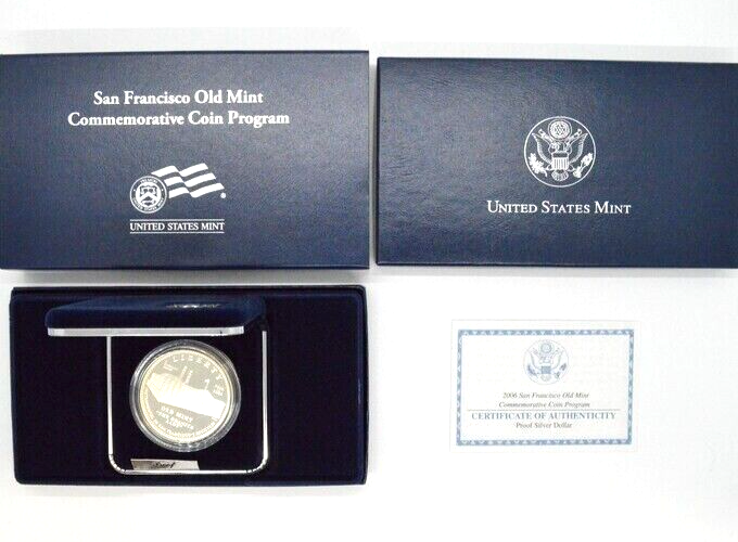 US Mint 2007 Little Rock Central High School Proof 90% Silver Dollar w/Box & COA image 3
