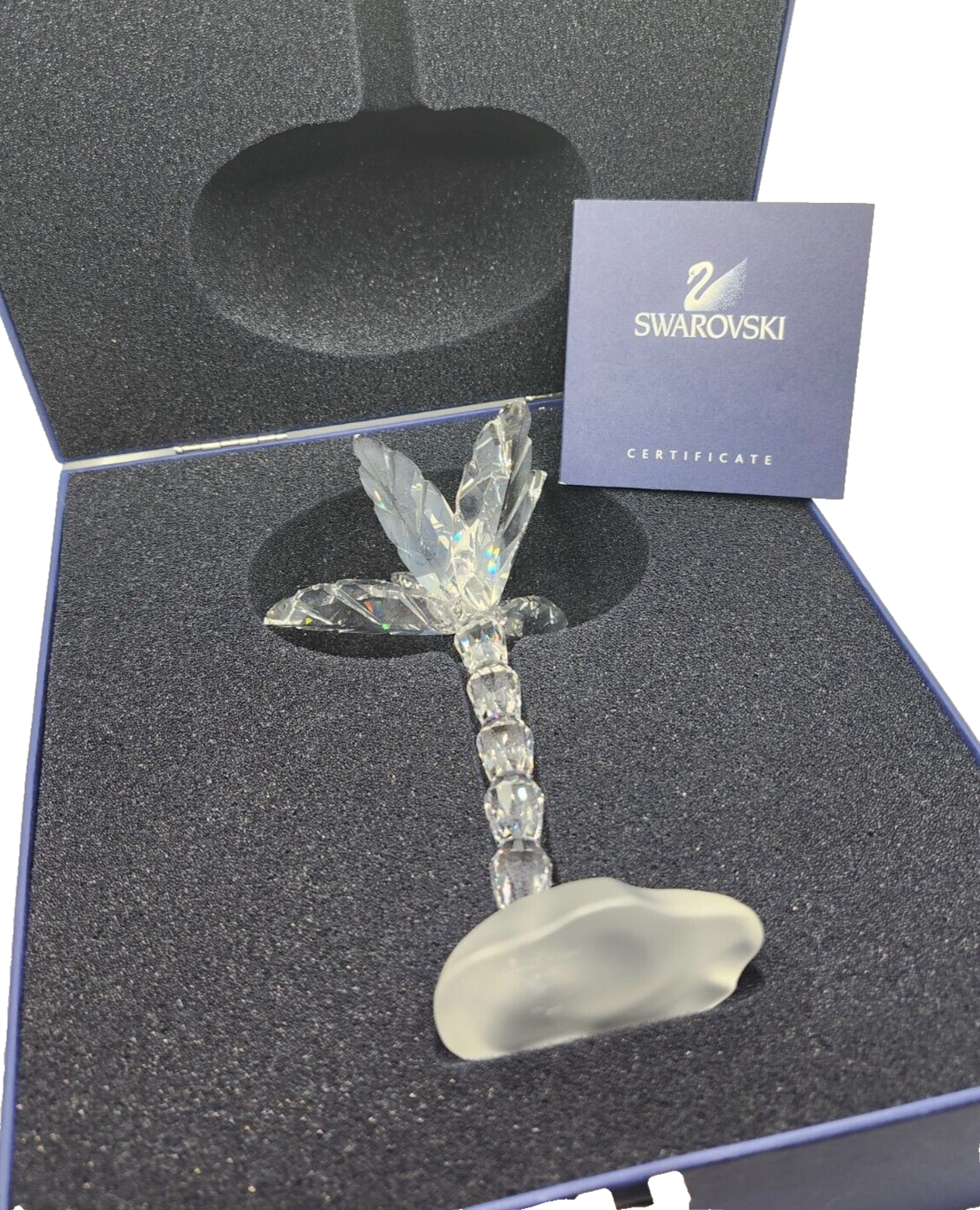 Swarovski Crystal Tall PALM TREE Figurine #679870 / 7475 000 609 in Box w/ COA image 0