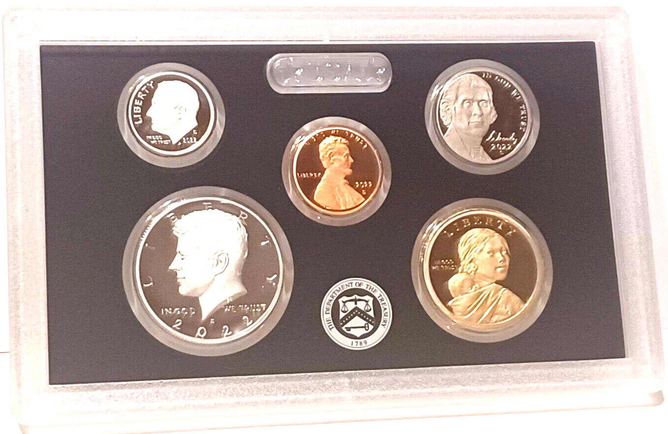 2022 United States Mint Silver Proof Set 10 Coin Set w/ COA image 2