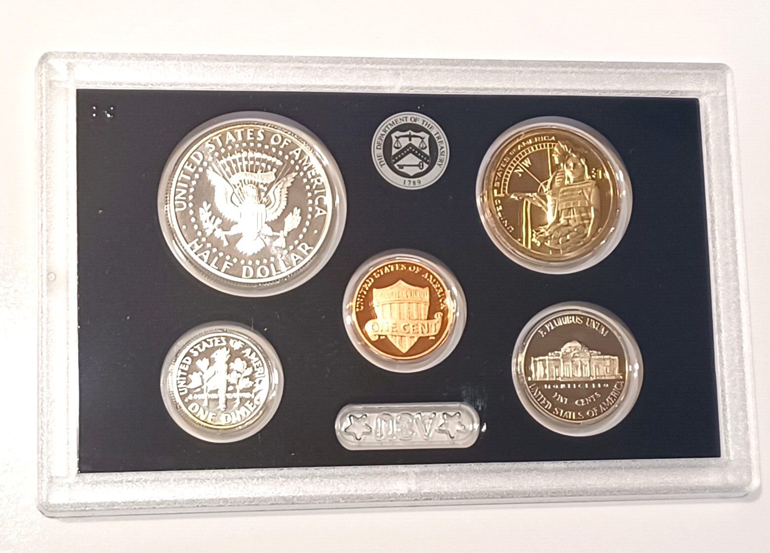 2014 S US Mint Silver Proof Set - 14 Coins COA Original Box image 4