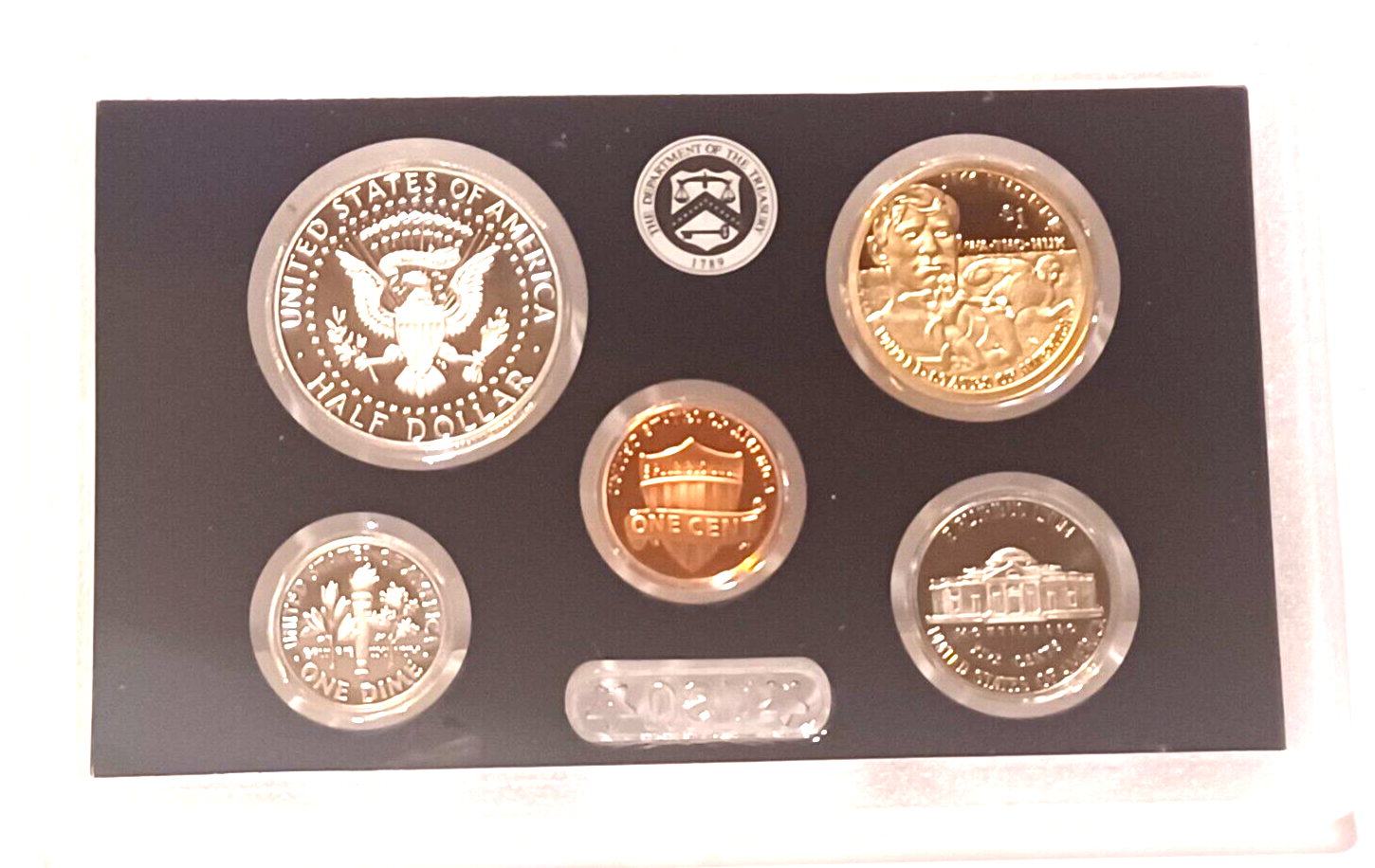 2018 S US Mint Silver Proof Set - 10 Coins COA Original Box image 3