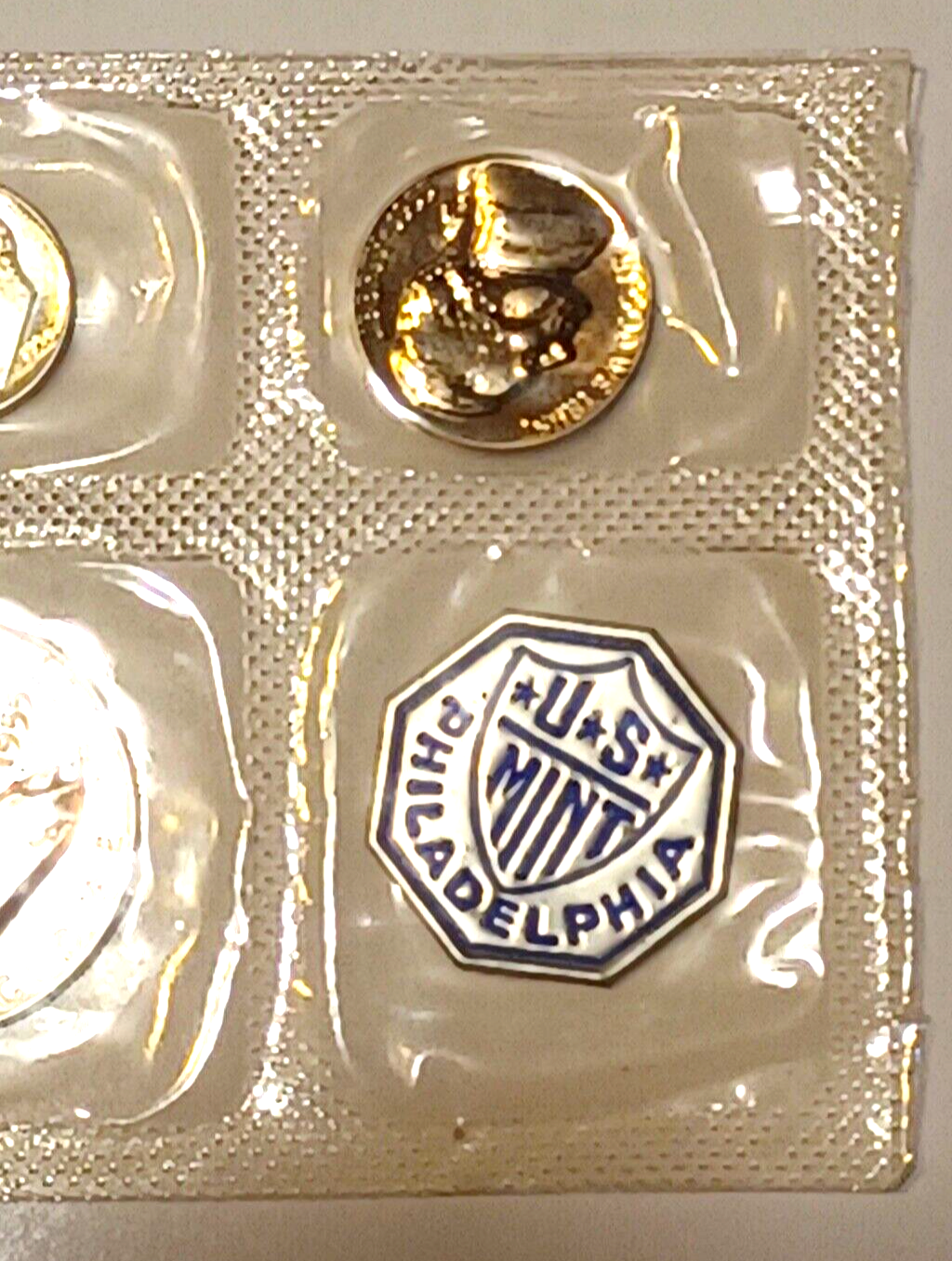 1955 U.S. Mint SILVER PROOF Set in Original Envelope image 4