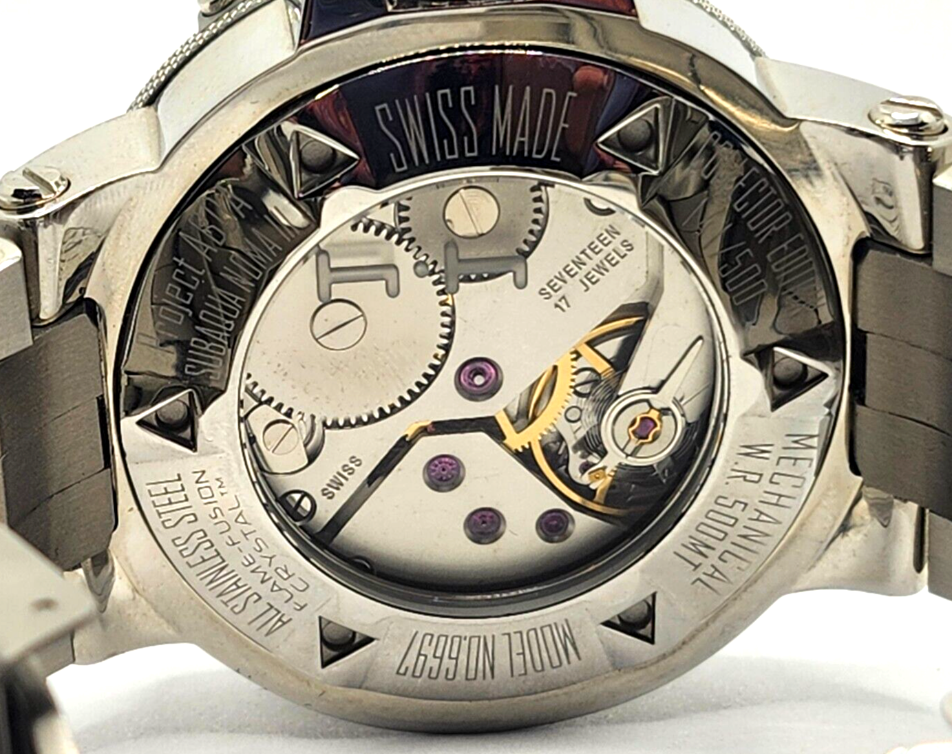 Invicta 6697 Subaqua Noma III Swiss Mechanical Limited Edition Silver & Titanium image 7
