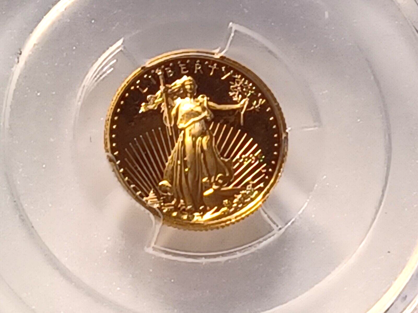 1994-W $5 Gold Eagle PCGS PR69DCAM Reagan Legacy Series image 2