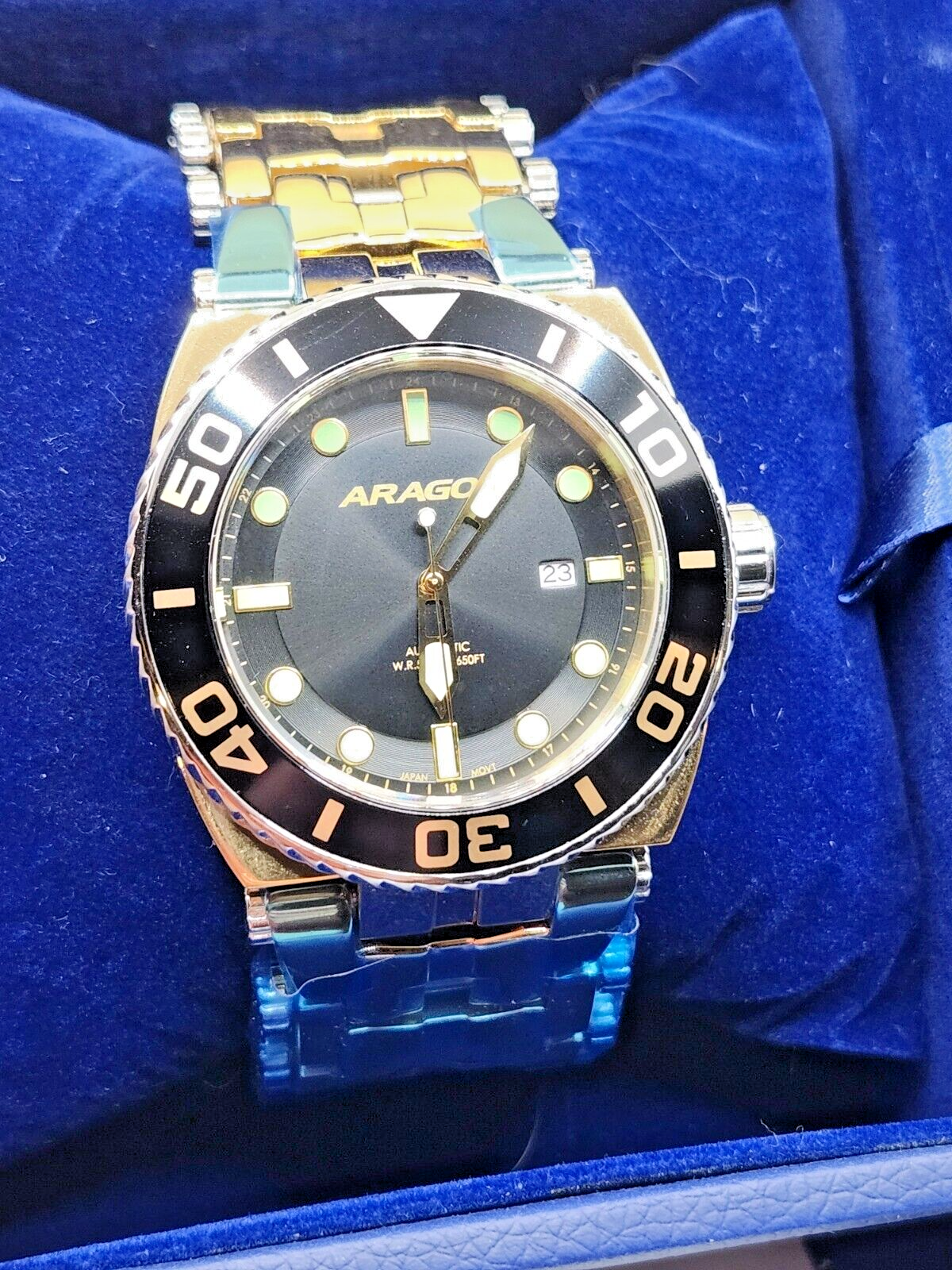 NEW! Aragon Millipede Automatic NH35 Men's Watch A095 in Box ~ 50ATM image 1