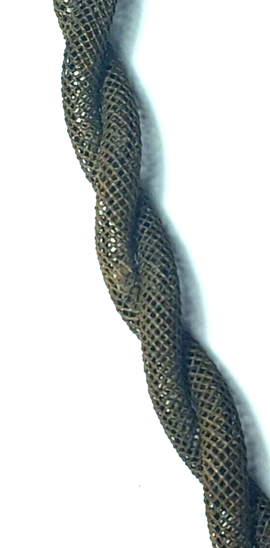 Antique Victorian Hair Mourning Jewelry & Gold Filled Necklace w/ Pendant image 5