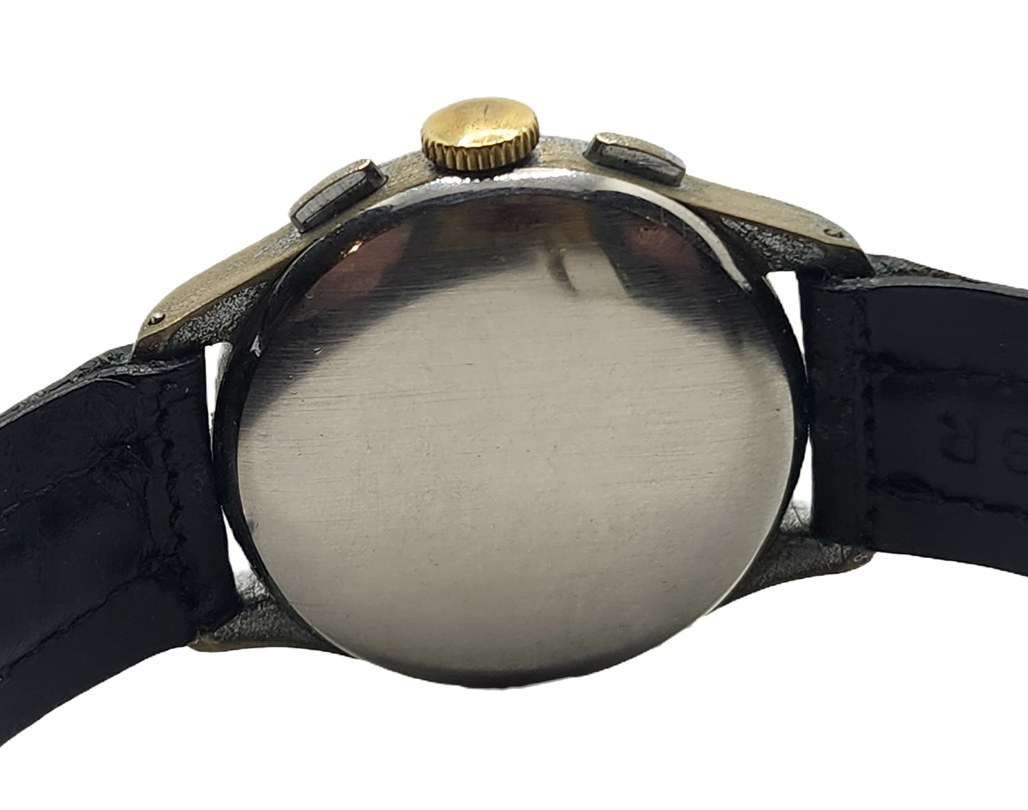 RARE! Vintage 1940's Original HEUER Chronograph Stainless Men's Watch image 5