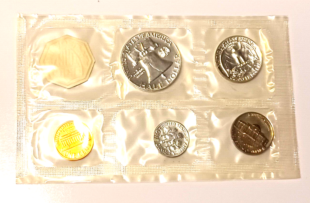 1962 U.S. Mint SILVER PROOF Set in Original Envelope image 4