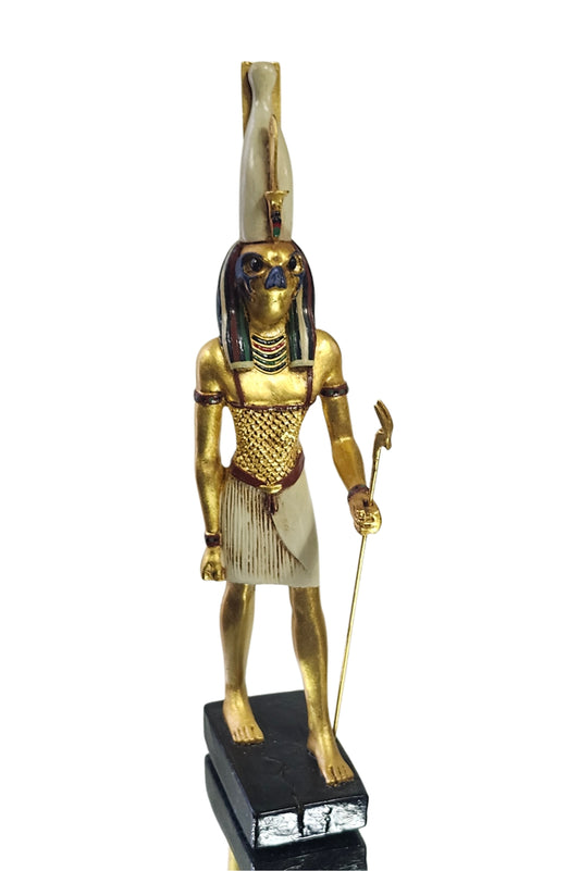 Artisans Guild International AGI Egyptian Horus Falcon Head Statue image 0