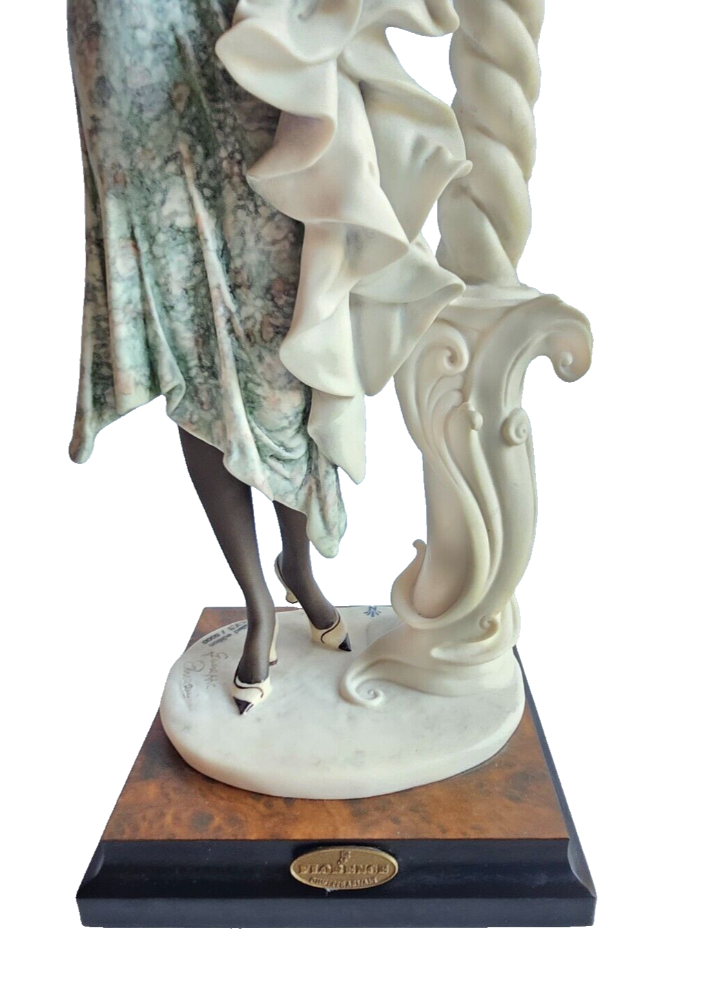 RARE! Giuseppe Armani 194C Mahogany Limited Edition Figurine " Lady w/ Elephant" image 6