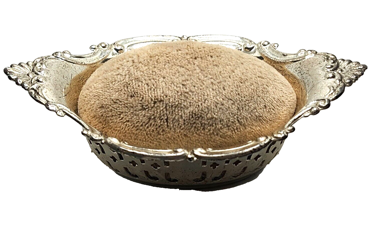 Vintage Gorham Sterling Silver Pin Cushion 4780 Pink image 1