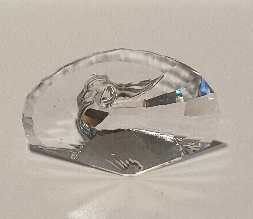 Swarovski Crystal 2015 SCS Peacock Plaque Paperweight Membership Gift 5063699 image 2