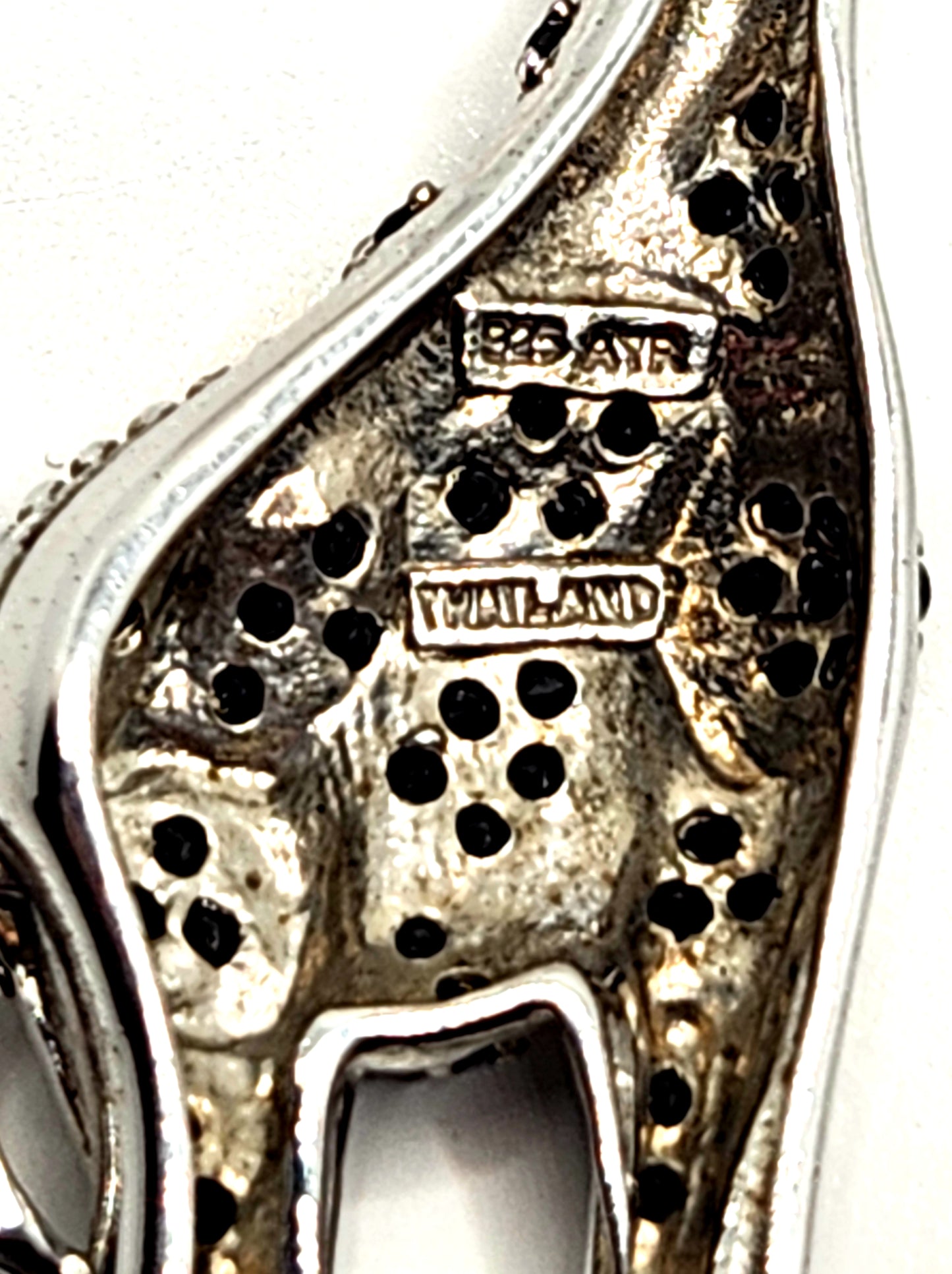 Ross Simons Sterling Siver & Black Spinel Giraffe Pendant image 5