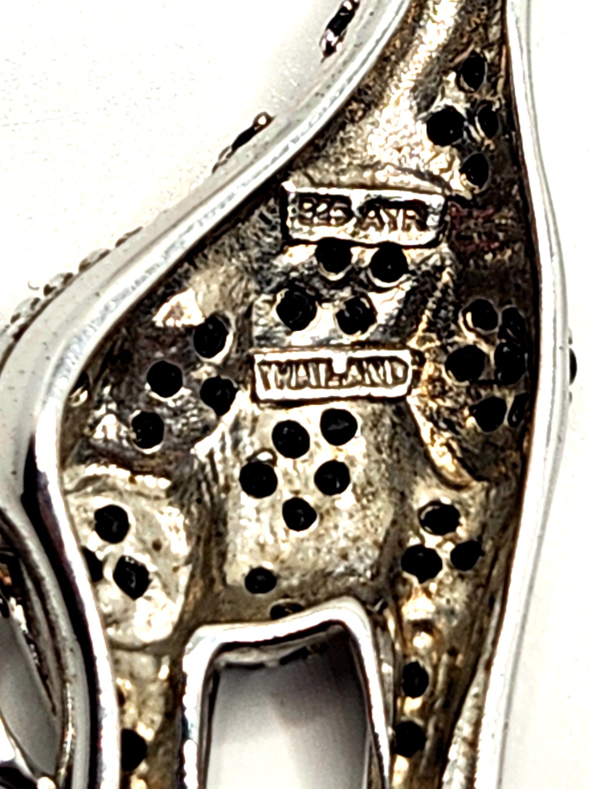 Ross Simons Sterling Siver & Black Spinel Giraffe Pendant image 5