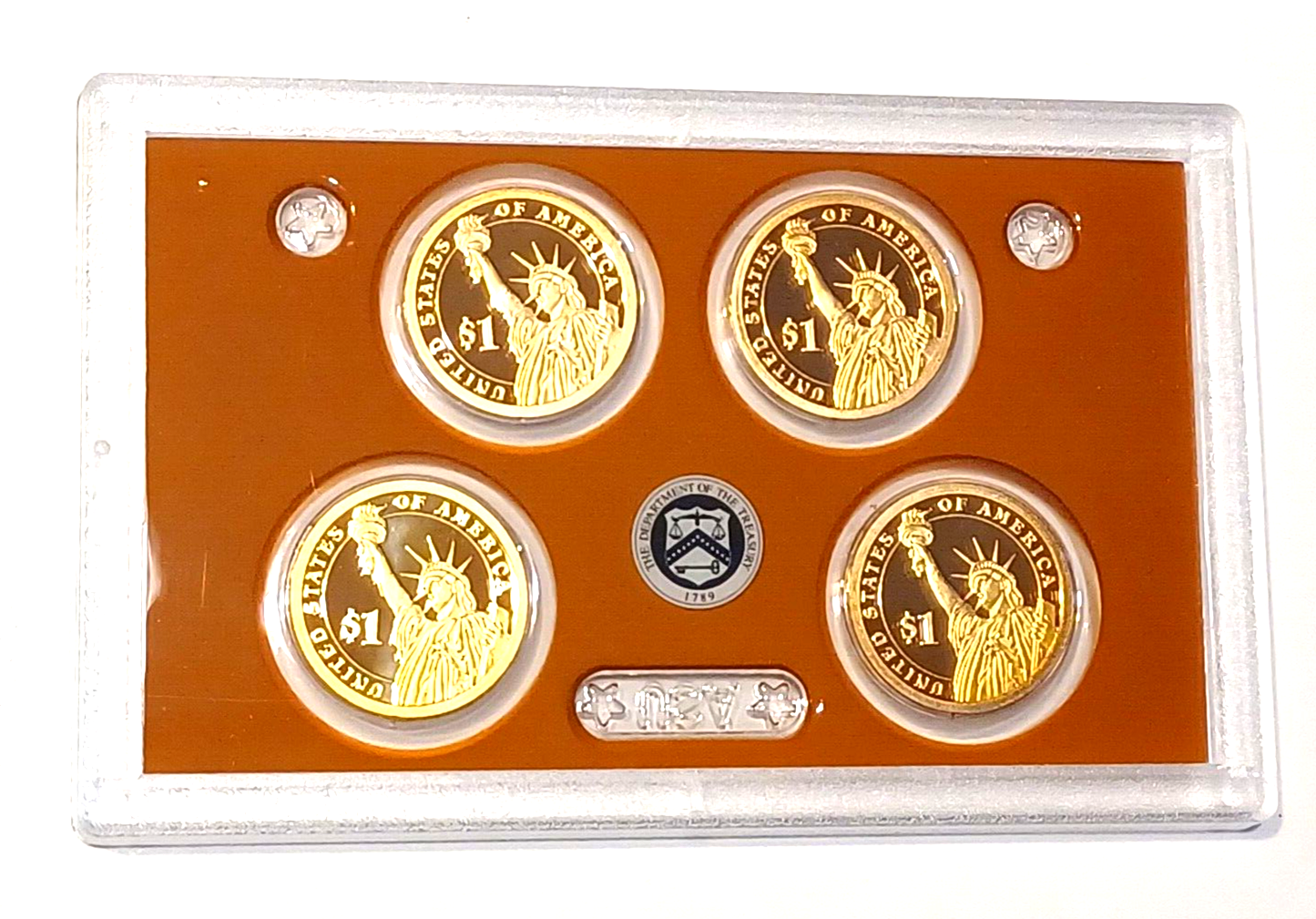 2014 S US Mint Silver Proof Set - 14 Coins COA Original Box image 8