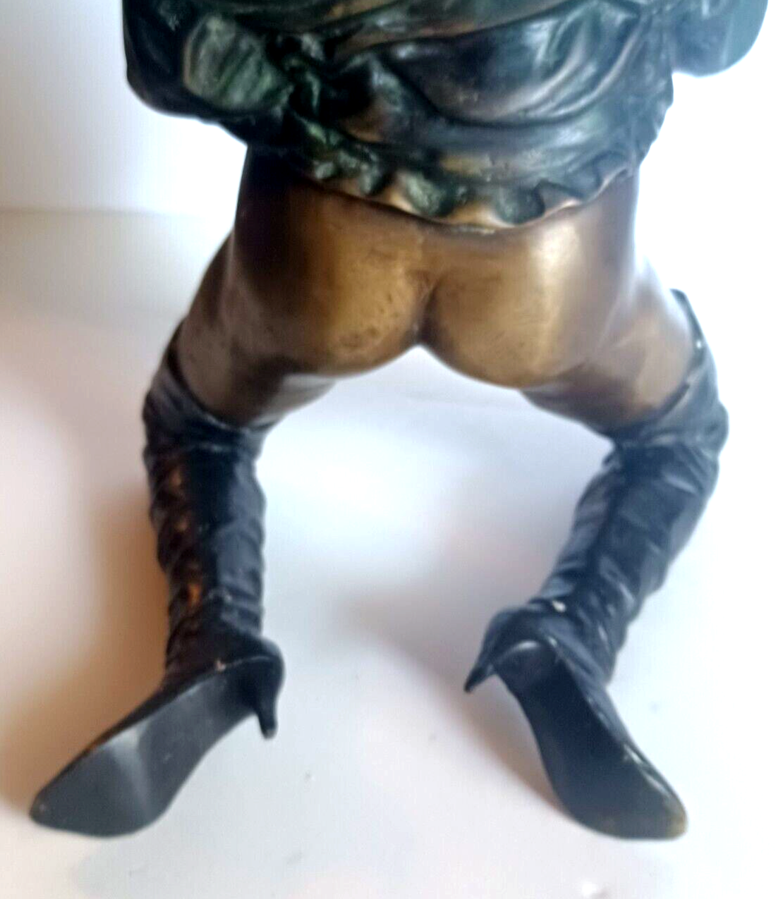 RARE Raoul Larche Detailed Bronze Sculpture of a Kneeling Nude Woman image 12